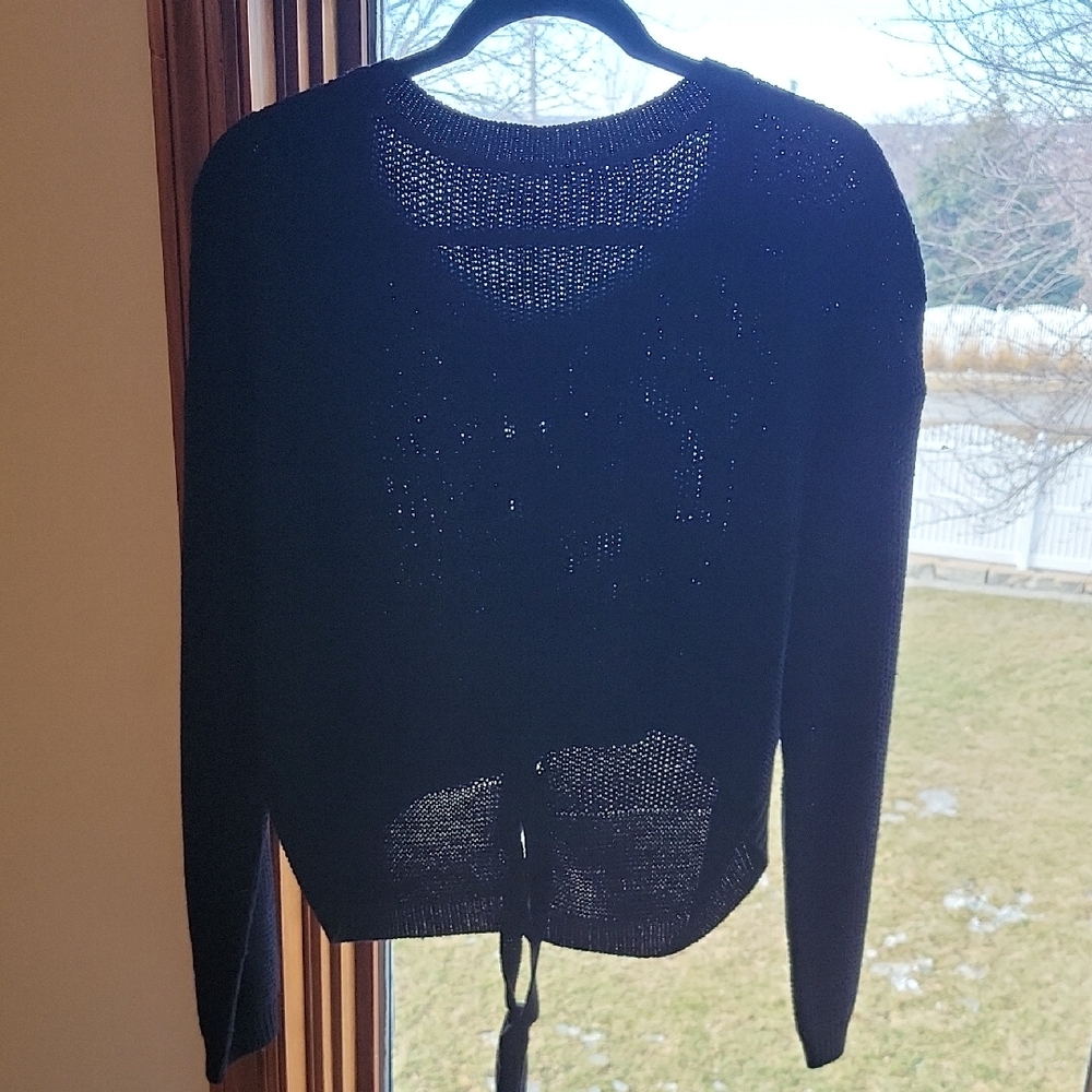 Ambiance Black Crew Neck Sweater
